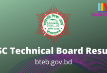 HSC Technical Education Board 2021 Result With Full Mark Sheet-www.educationboard.gov.bd