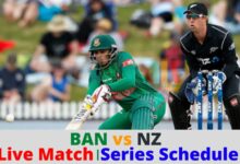 BAN VS NZ 2021 T20 Live Match Link (Watch Live)