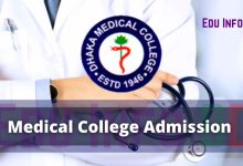Medical Admission Circular 2021-22 [Download PDF]