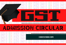 GST Admission Circular 2022 PDF Download-GST Universities List 2022