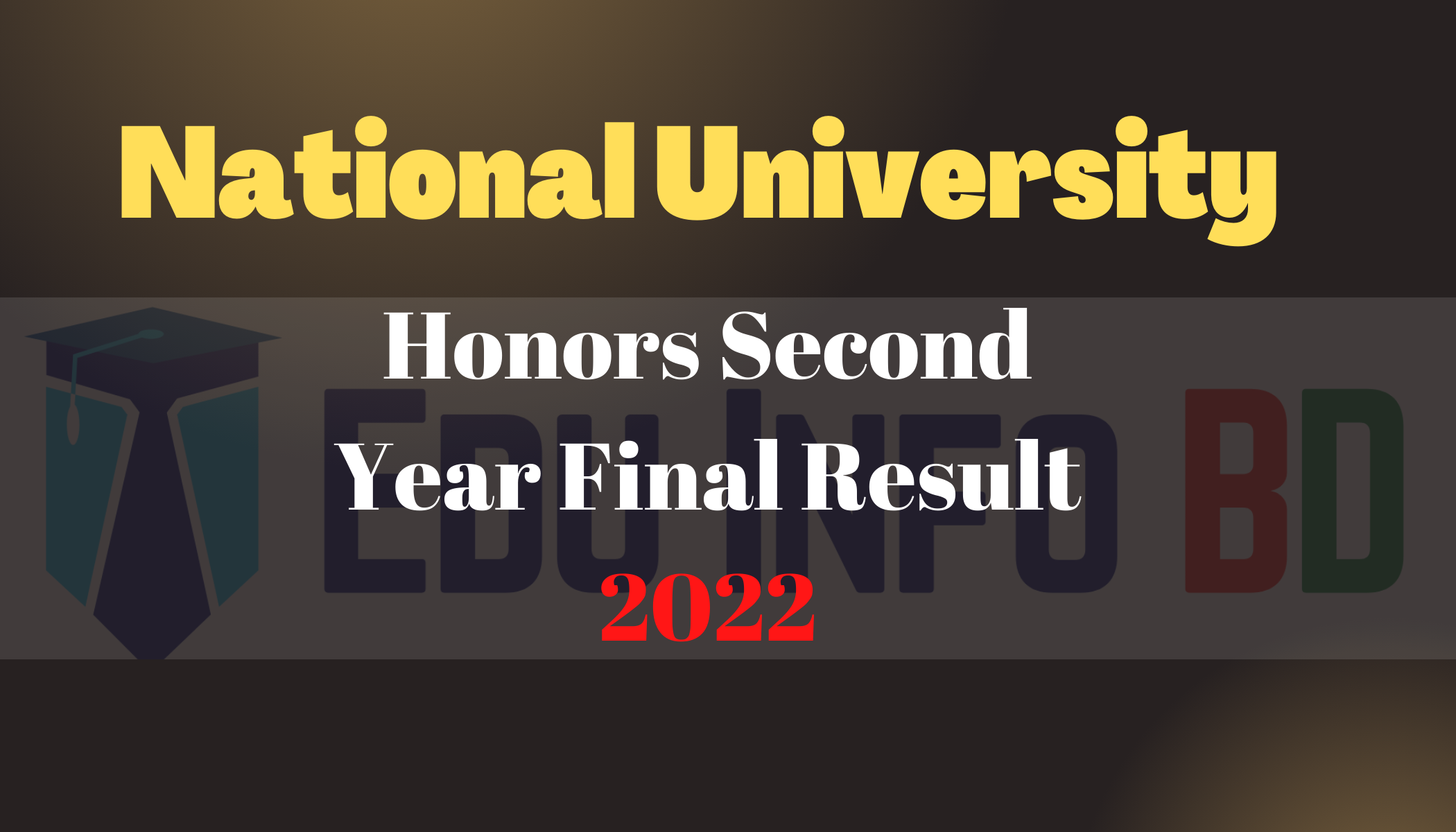 Honors Second Year Final Result 2022