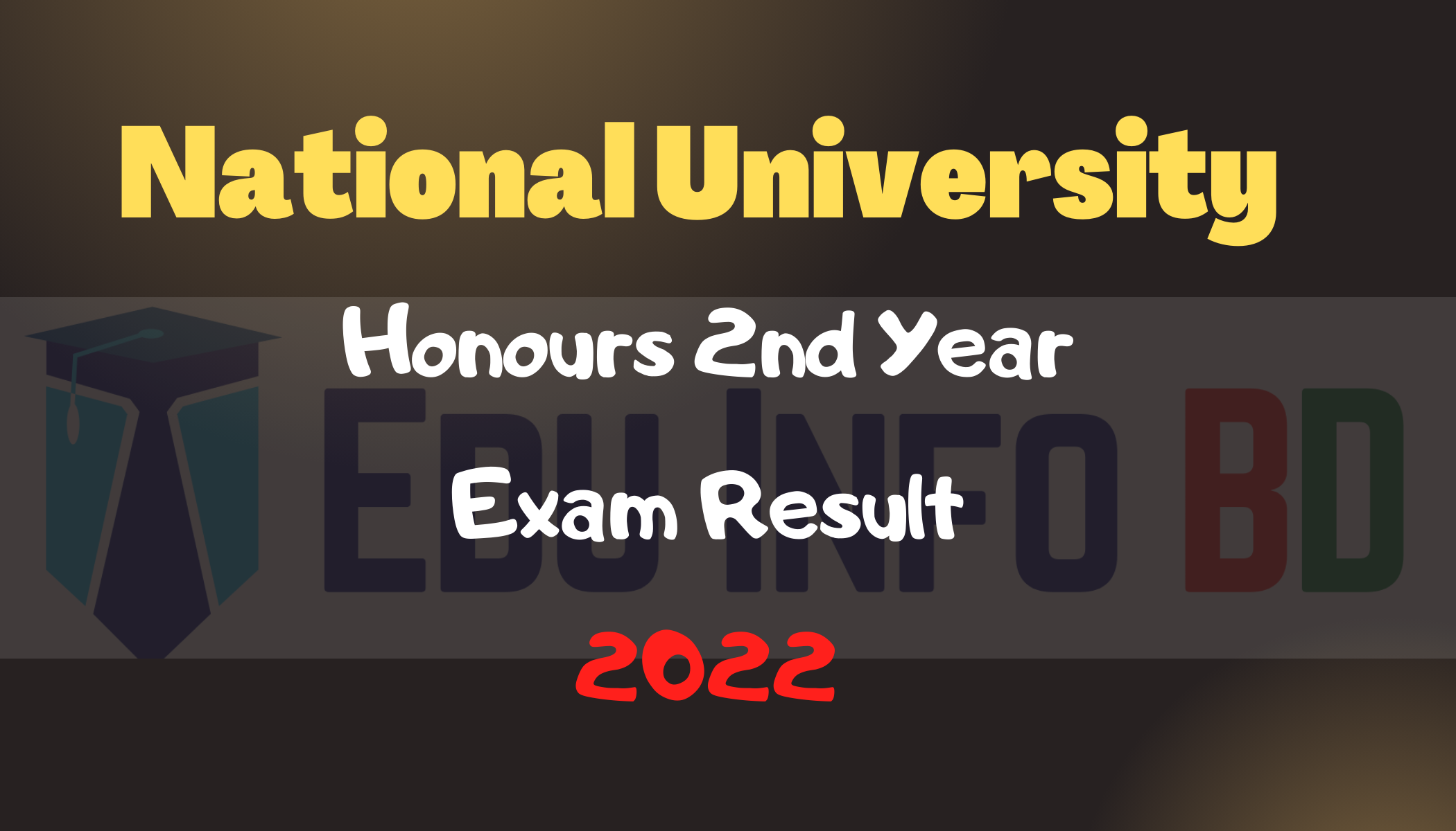 Honours 2nd Year Exam Result 2022