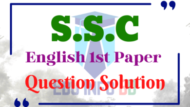 SSC 2022 English 1st Paper Question Solution