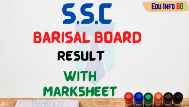 Barisal Board SSC Result With Marksheet