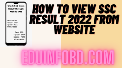 How to view SSC Result 2022 from website